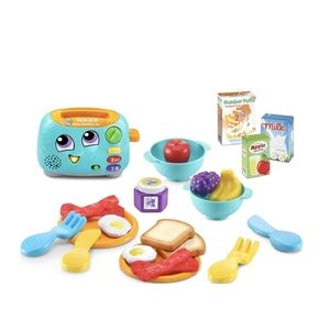 New LeapFrog Yum-2-3 Deluxe Breakfast Set 22 Play Pieces Make Breakfast for Two